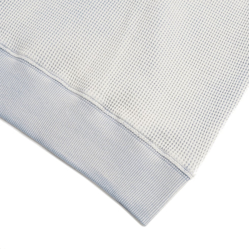 Yardsale Bleached Waffle Zip Hood Sweat A Capuche Zip - Blue - Streetart.fr